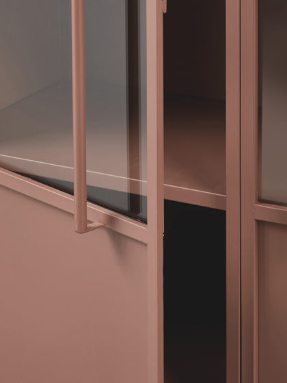 Westwing Vitrina De Metal Exhibit