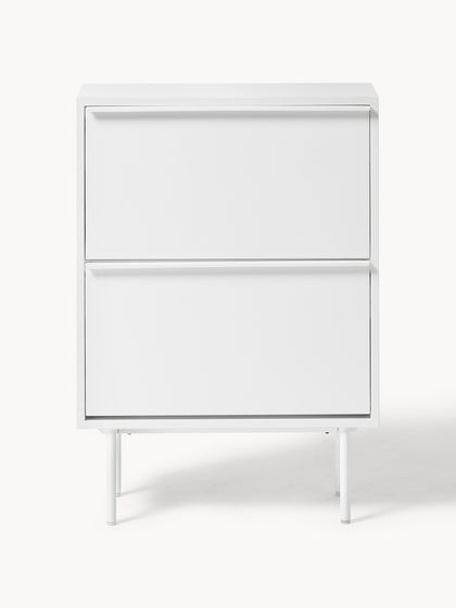 Westwing Zapatero De Madera Con Compartimentos Plegables Elona