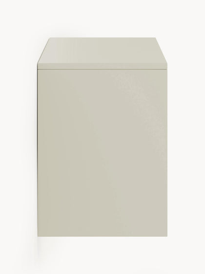 Westwing Zapatero De Pared Con Puertas Abatibles Y Frente Acanalado Shea