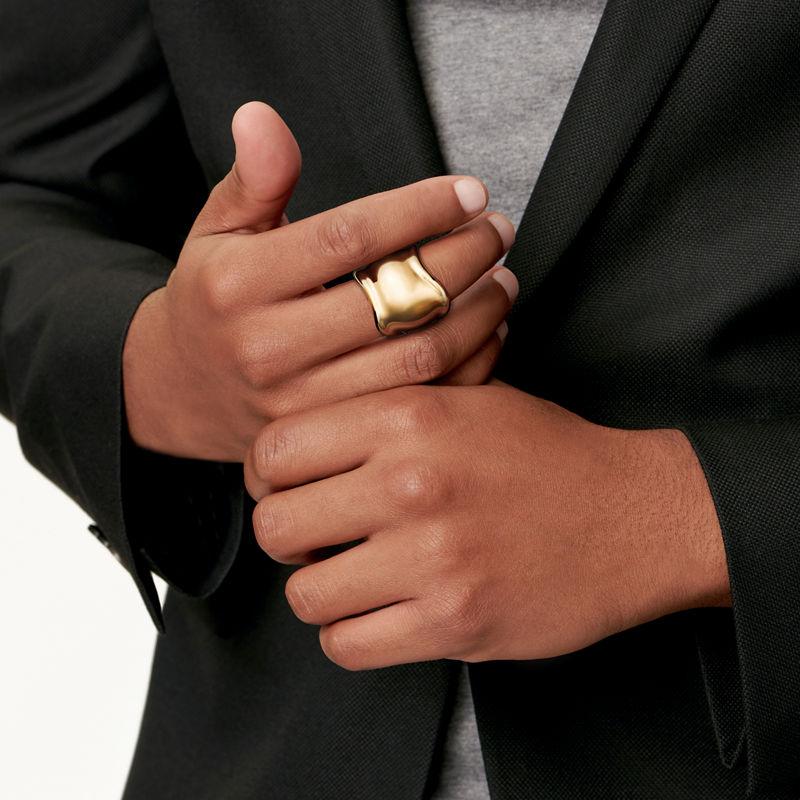 Tiffany & Co. Elsa Peretti® Anillo Bone De Oro Amarillo