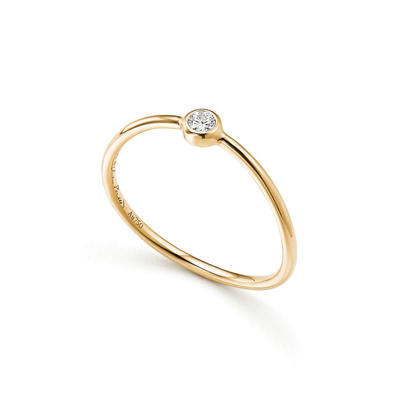 Tiffany & Co. Elsa Peretti® Anillo De Diamantes Wave De Una Hilera