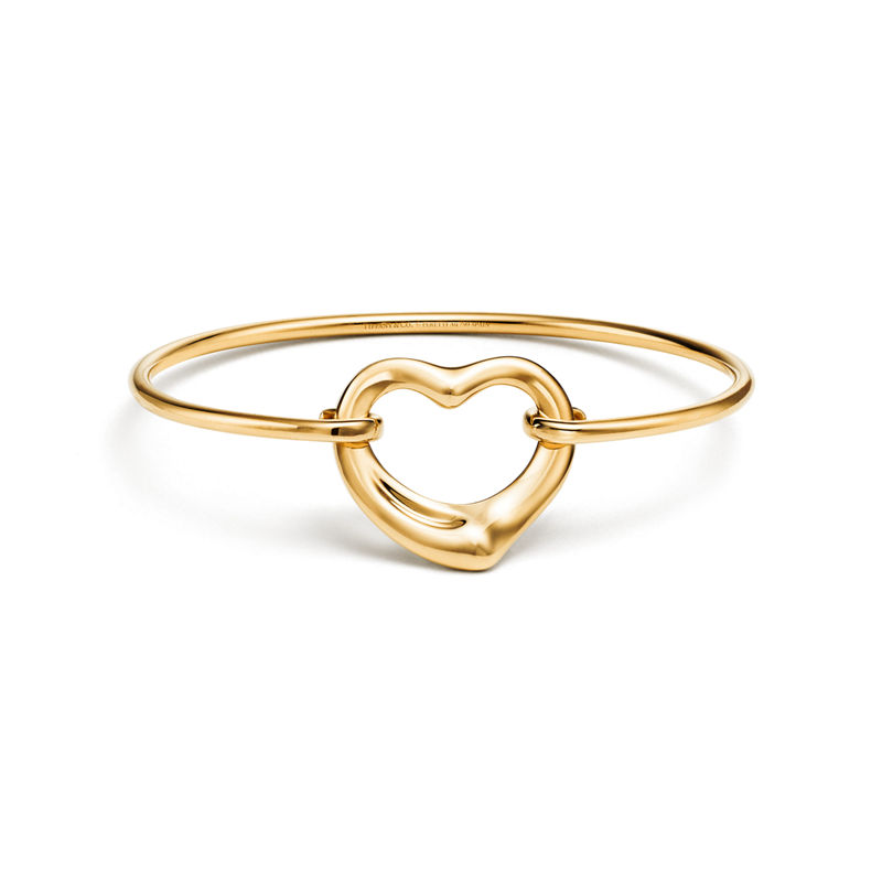 Tiffany & Co. Elsa Peretti® Brazalete Open Heart de oro amarillo