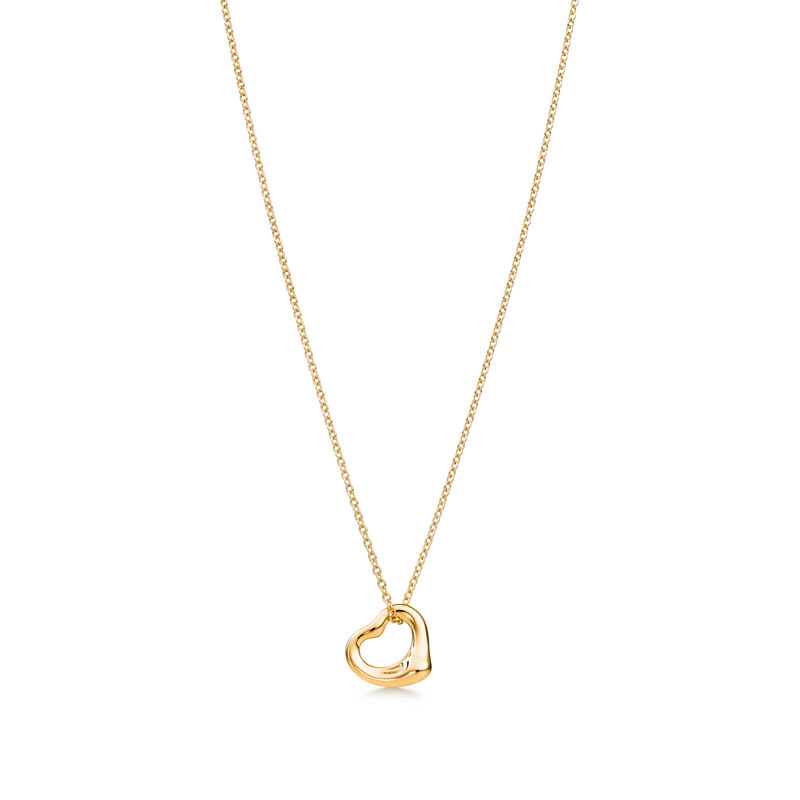 Tiffany & Co. Elsa Peretti® Colgante Open Heart en oro amarillo 11 mm