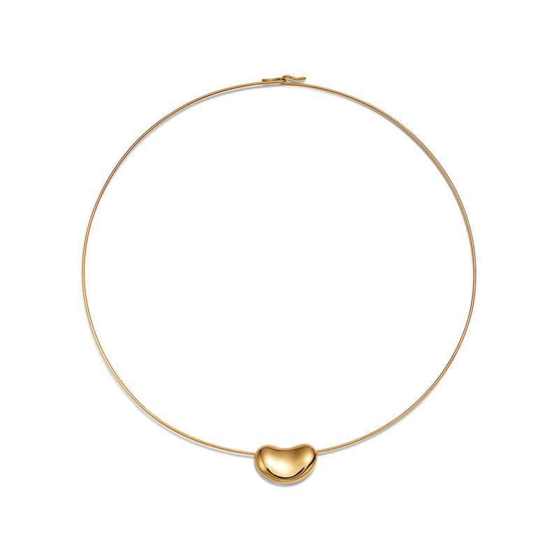 Tiffany & Co. Elsa Peretti® Collar Bean Design Wire En Oro Amarillo 20 mm