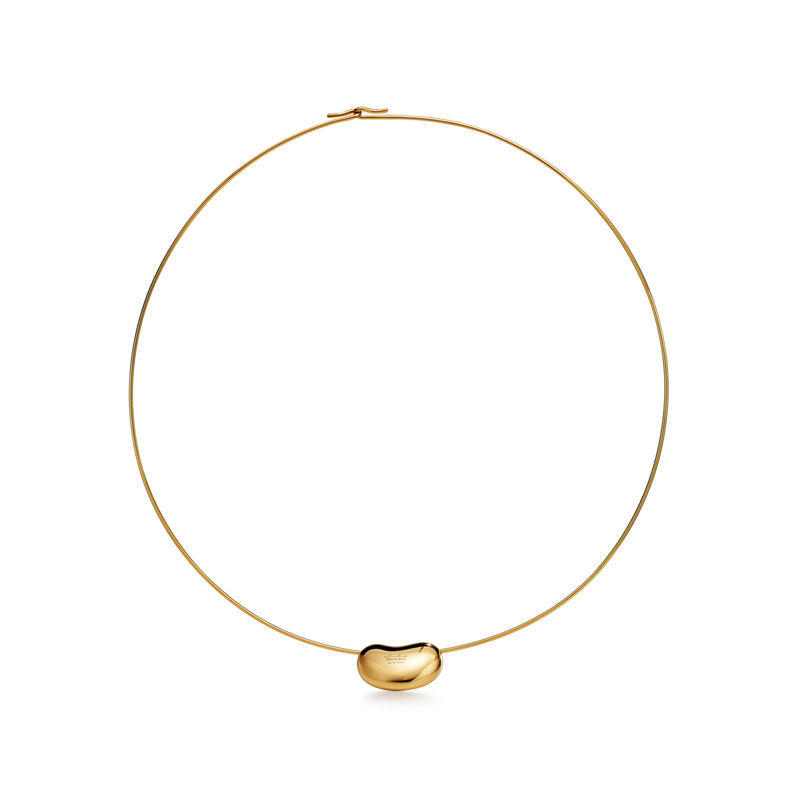 Tiffany & Co. Elsa Peretti® Collar Bean Design Wire En Oro Amarillo 20 mm