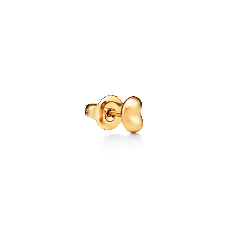 Tiffany & Co. Elsa Peretti® Pendientes Bean Design En Oro Amarillo 5 mm