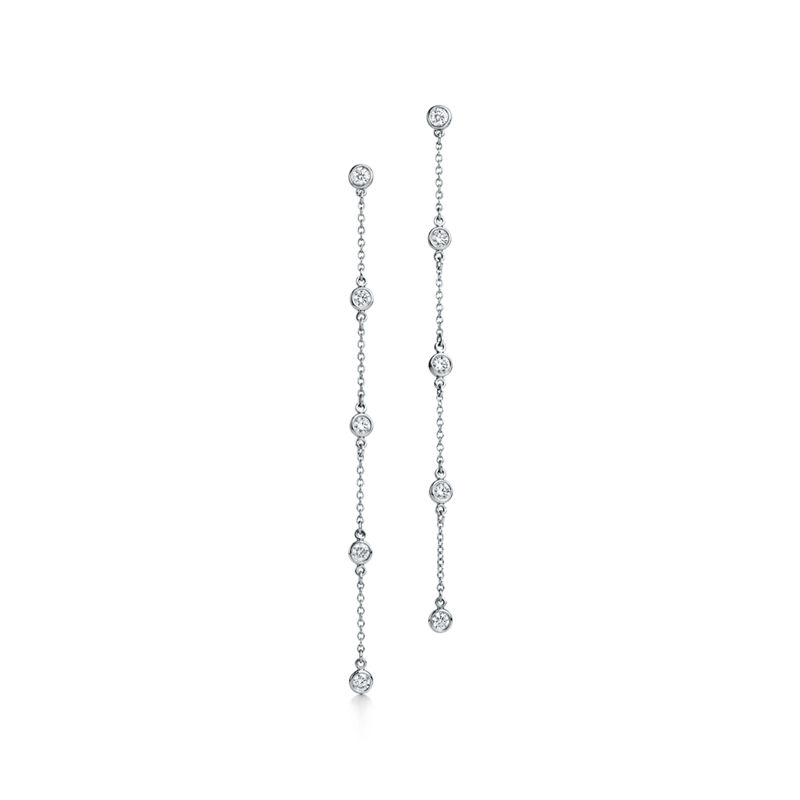 Tiffany & Co. Elsa Peretti® pendientes colgantes Diamonds by the Yard®