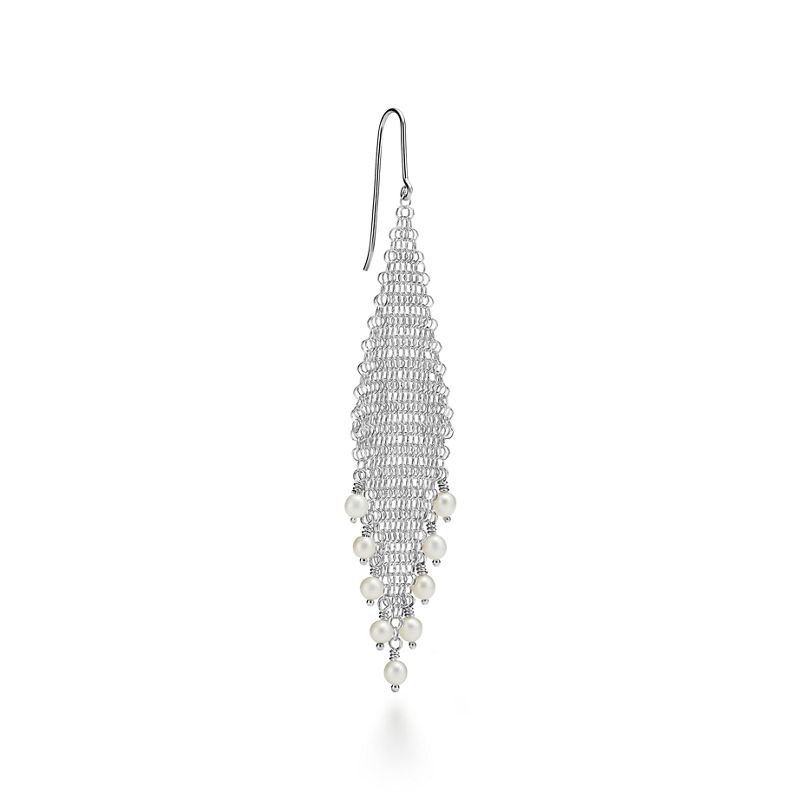 Tiffany & Co. Elsa Peretti® Pendientes Con Flecos Mesh
