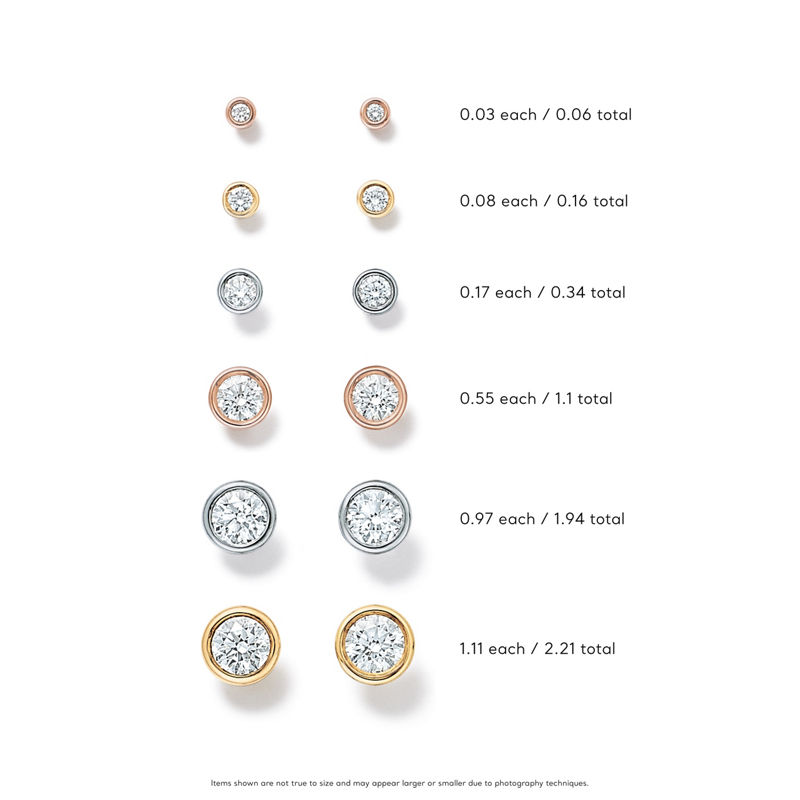 Tiffany & Co. Elsa Peretti® Pendientes Diamonds By The Yard®