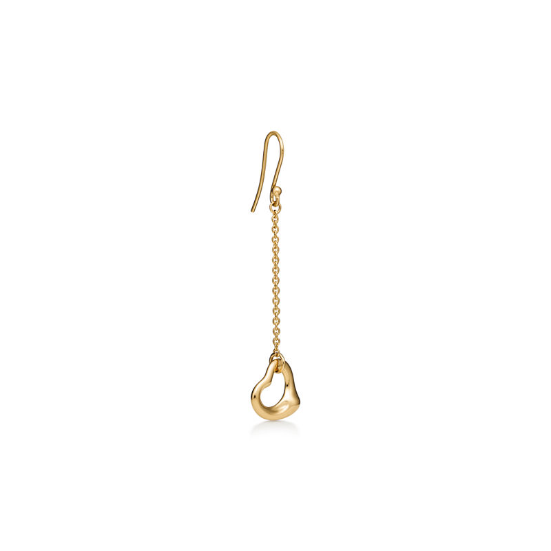 Tiffany & Co. Elsa Peretti® Pendientes Open Heart De Oro Amarillo