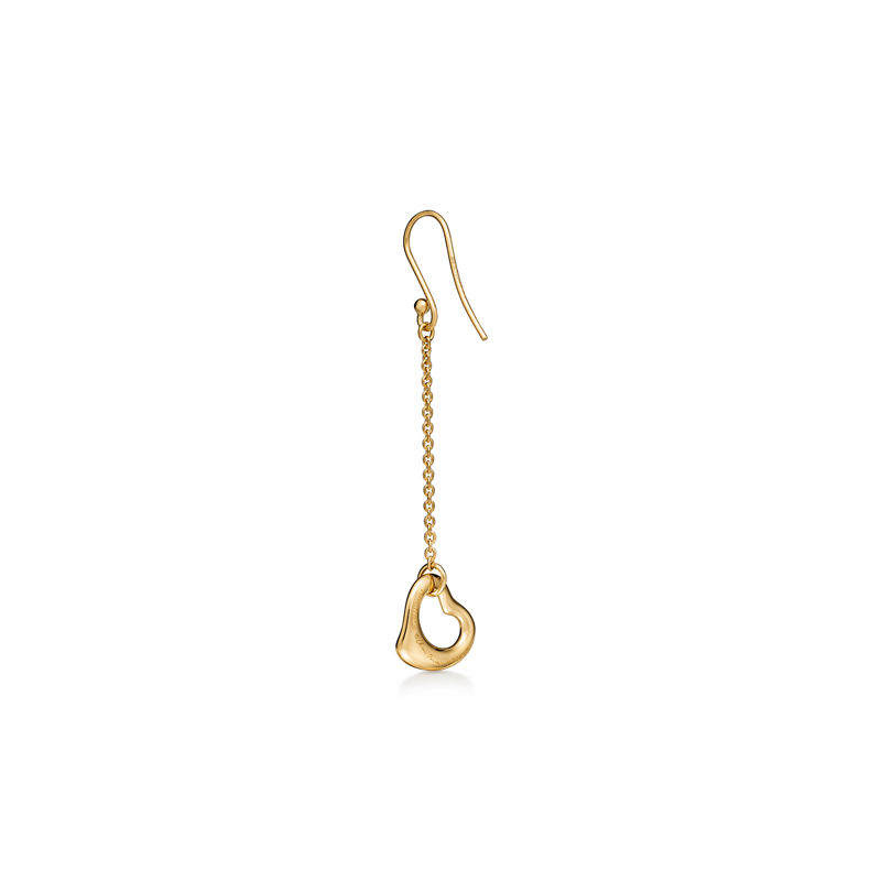 Tiffany & Co. Elsa Peretti® Pendientes Open Heart De Oro Amarillo