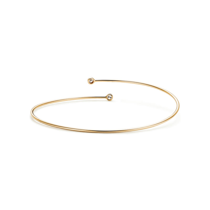 Tiffany & Co. Elsa Peretti® Pulsera De Una Vuelta Diamond Hoop