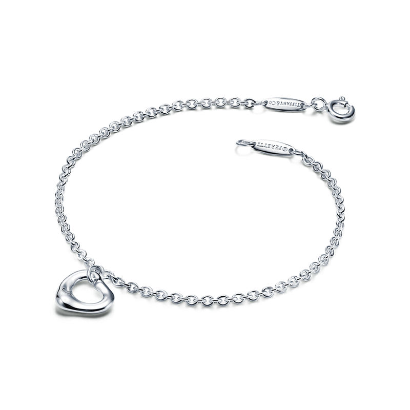 Tiffany & Co. Elsa Peretti® Pulsera Open Heart En Plata 11 mm