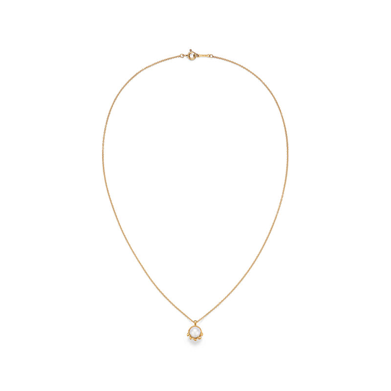 Tiffany & Co. Paloma Picasso® Colgante Olive Leaf De Oro Amarillo Con Perlas