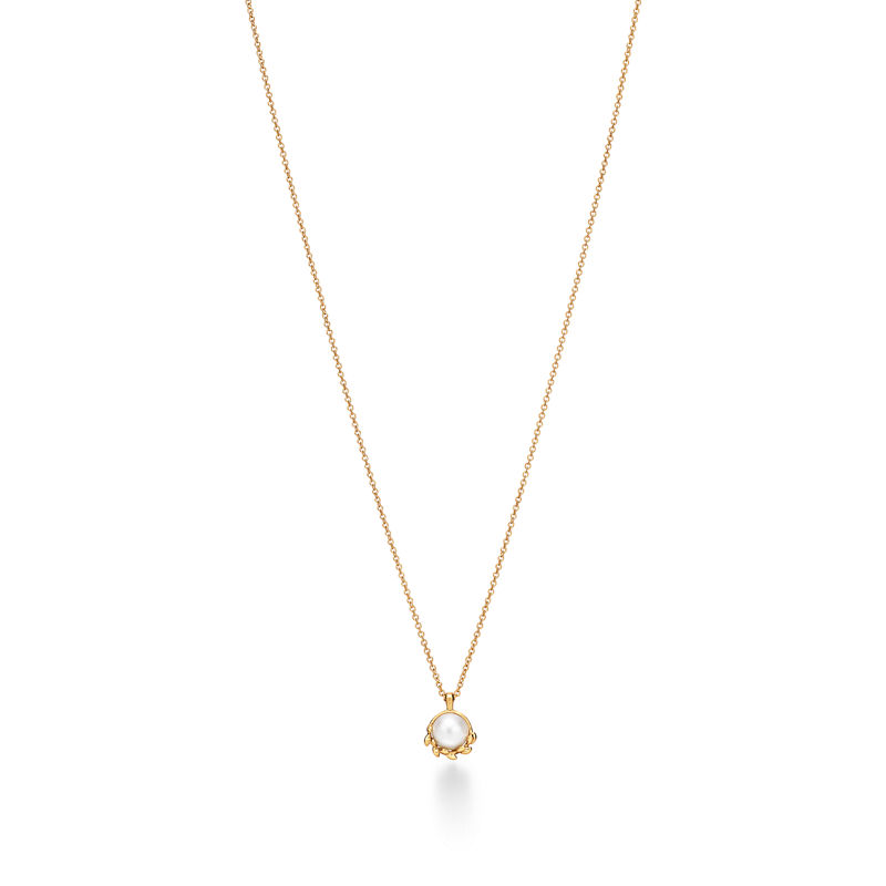 Tiffany & Co. Paloma Picasso® Colgante Olive Leaf de oro amarillo con perlas