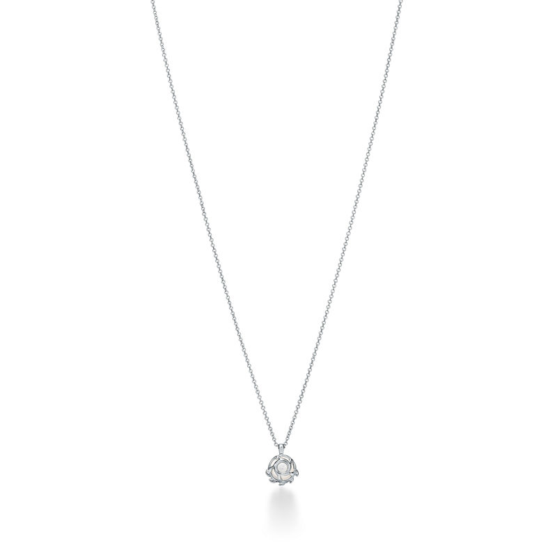 Tiffany & Co. Paloma Picasso® Colgante Olive Leaf De Plata De Ley Con Perlas
