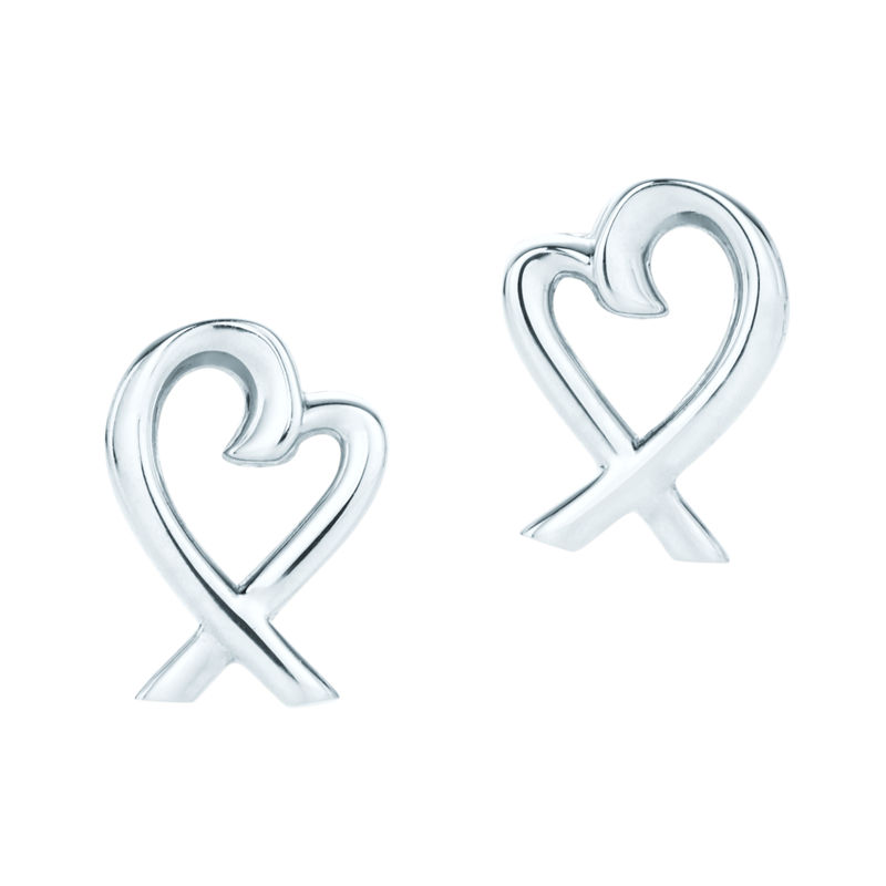 Tiffany & Co. Paloma Picasso® pendientes Loving Heart
