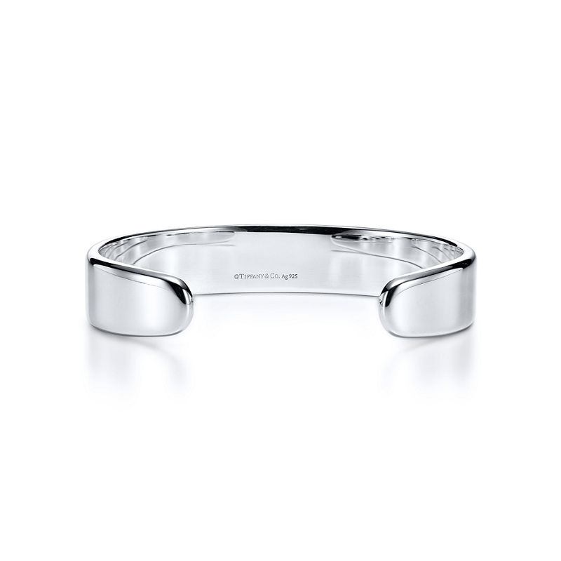 Tiffany & Co. Return To Tiffany™ Brazalete Estrecho En Plata De Ley Con Diamantes