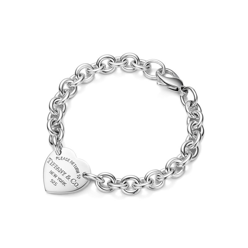 Tiffany & Co. Return to Tiffany™ Pulsera con insignia de corazón en plata