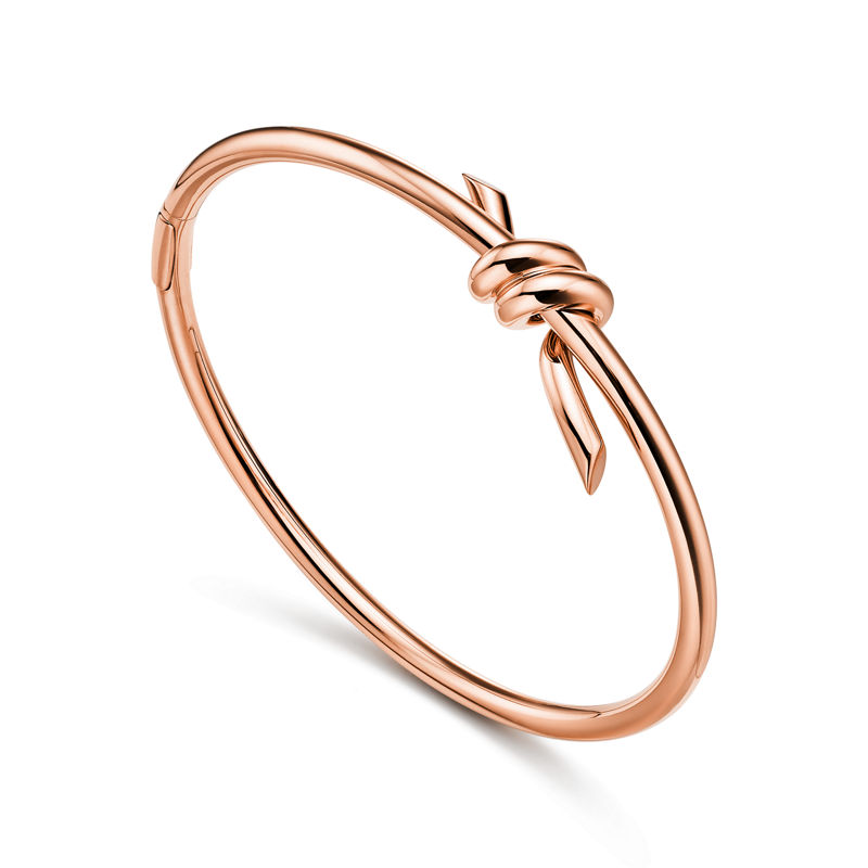 Tiffany & Co. Tiffany Knot Brazalete Wire De Oro Rosa