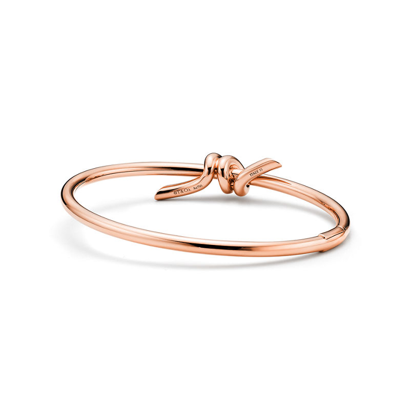 Tiffany & Co. Tiffany Knot Brazalete Wire De Oro Rosa