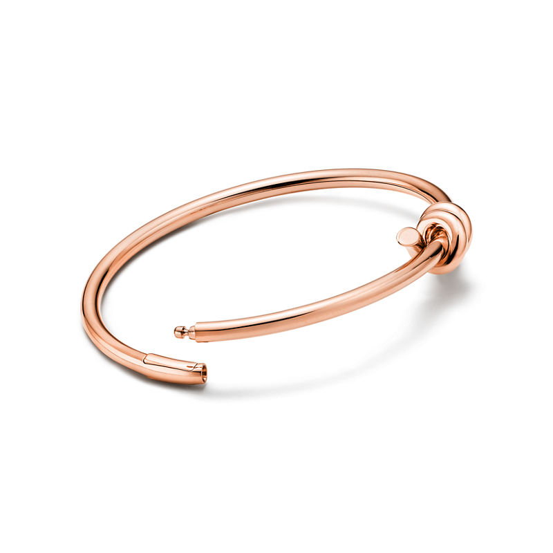 Tiffany & Co. Tiffany Knot Brazalete Wire De Oro Rosa