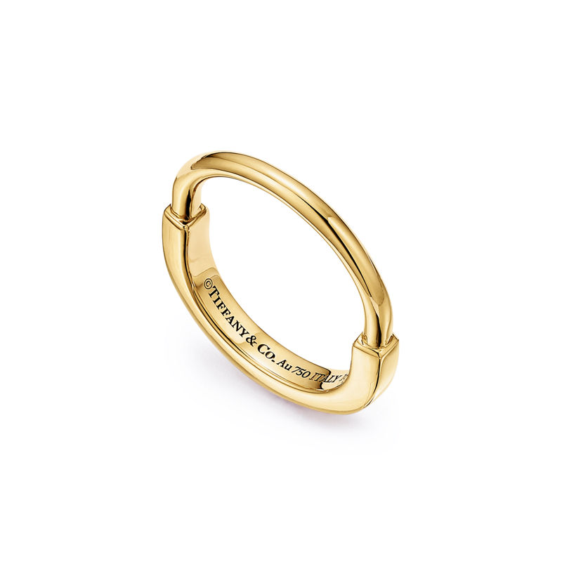 Tiffany & Co. Tiffany Lock Anillo De Oro Amarillo