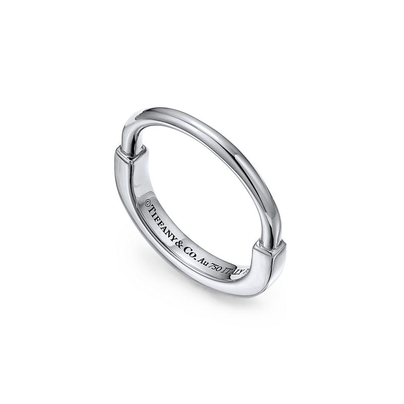 Tiffany & Co. Tiffany Lock Anillo De Oro Blanco