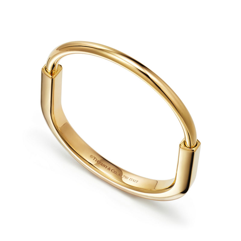 Tiffany & Co. Tiffany Lock Brazalete De Oro Amarillo