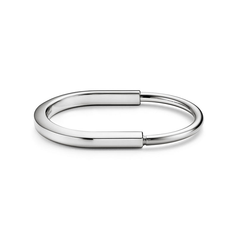Tiffany & Co. Tiffany Lock Brazalete de oro blanco