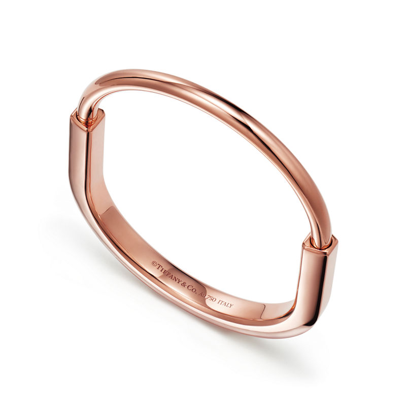 Tiffany & Co. Tiffany Lock Brazalete De Oro Rosa