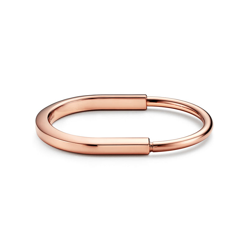 Tiffany & Co. Tiffany Lock Brazalete de oro rosa