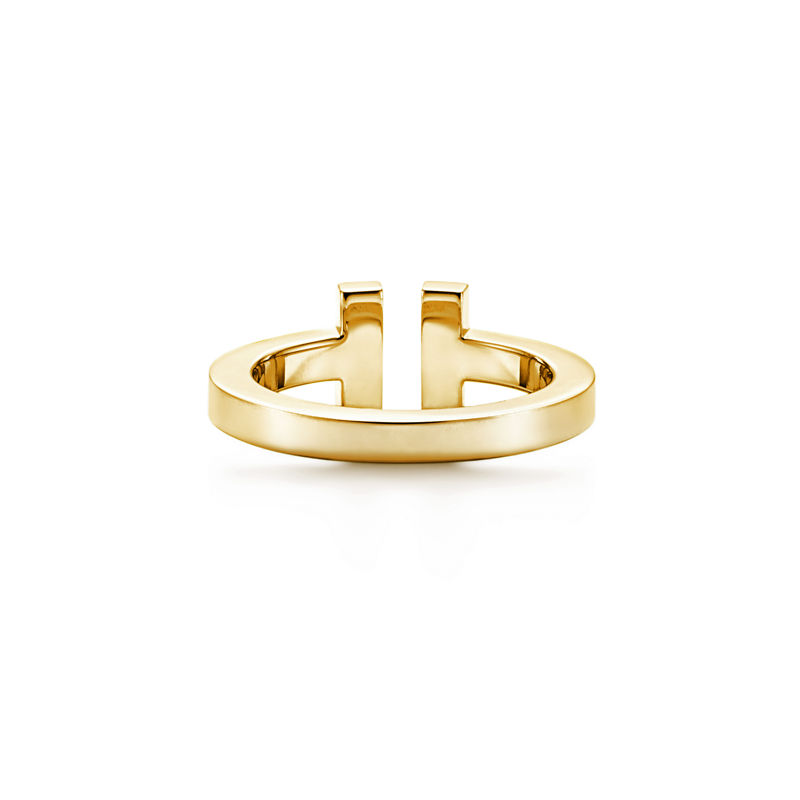 Tiffany & Co. Tiffany T Anillo Square De Oro Amarillo