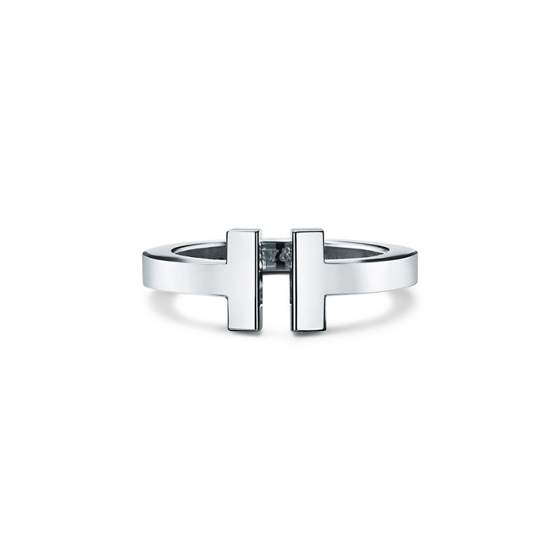 Tiffany & Co. Tiffany T Anillo Square de plata de ley