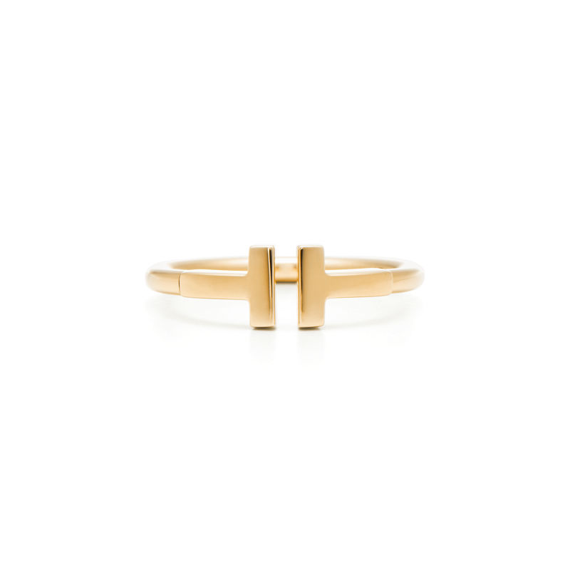 Tiffany & Co. Tiffany T Anillo Wire de oro amarillo