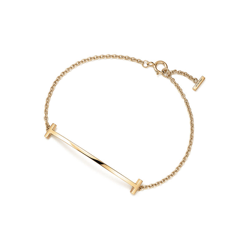 Tiffany & Co. Tiffany T Pulsera Smile de oro amarillo