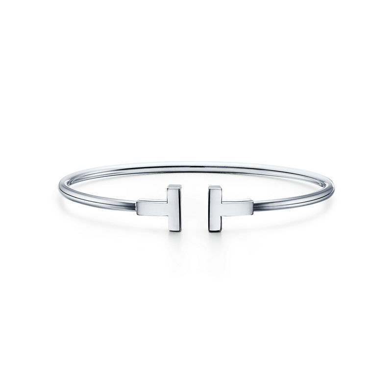 Tiffany & Co. Tiffany T Pulsera Wire de oro blanco