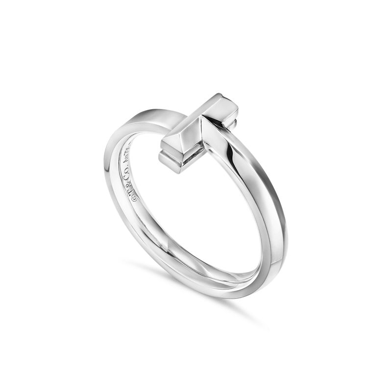 Tiffany & Co. Tiffany T T1 Anillo De Oro Blanco