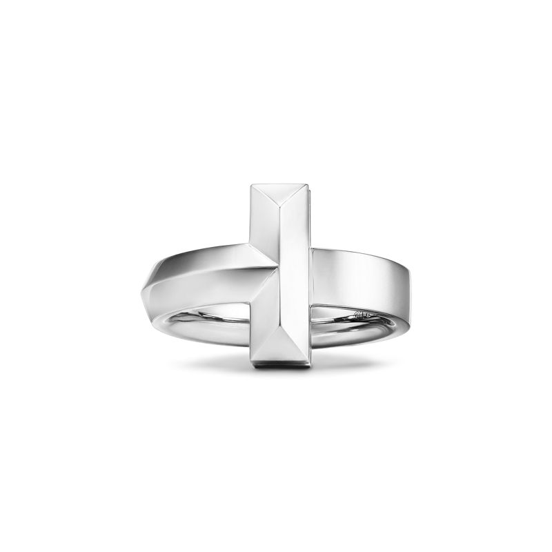 Tiffany & Co. Tiffany T T1 Anillo de oro blanco