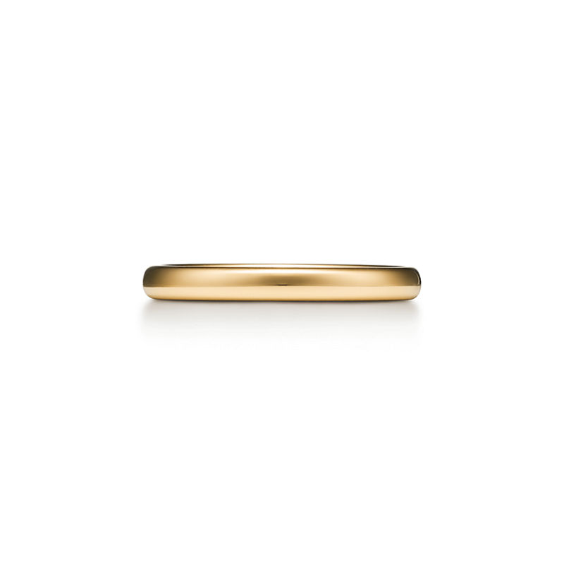 Tiffany & Co. Tiffany Forever Alianza de boda en oro amarillo 2 5 mm de ancho