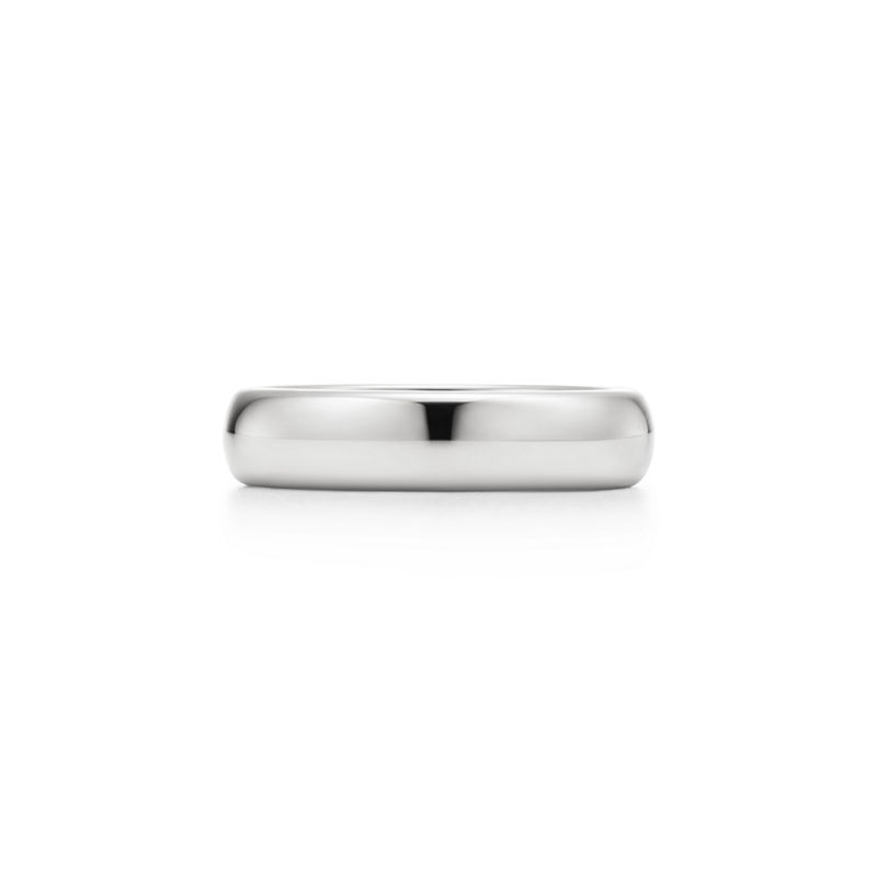 Tiffany & Co. Tiffany Forever Alianza de boda en platino 4 5 mm de ancho