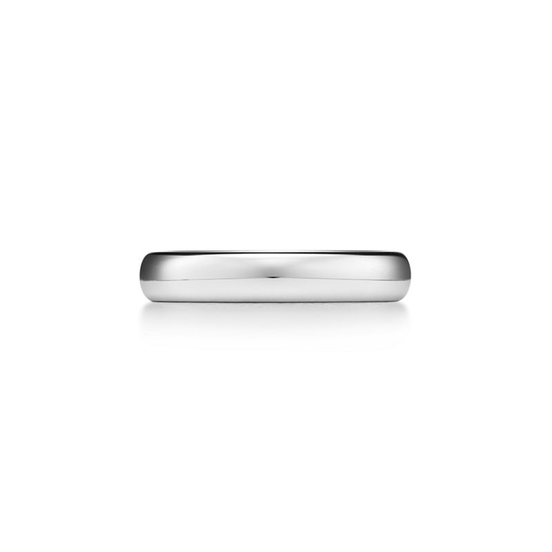 Tiffany & Co. Tiffany Forever Alianza de boda en platino 4 mm de ancho