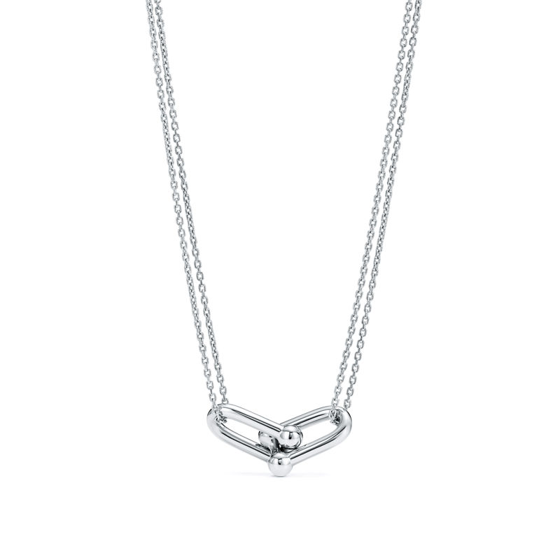 Tiffany & Co. Tiffany HardWear Colgante de eslabones dobles grandes de plata de ley