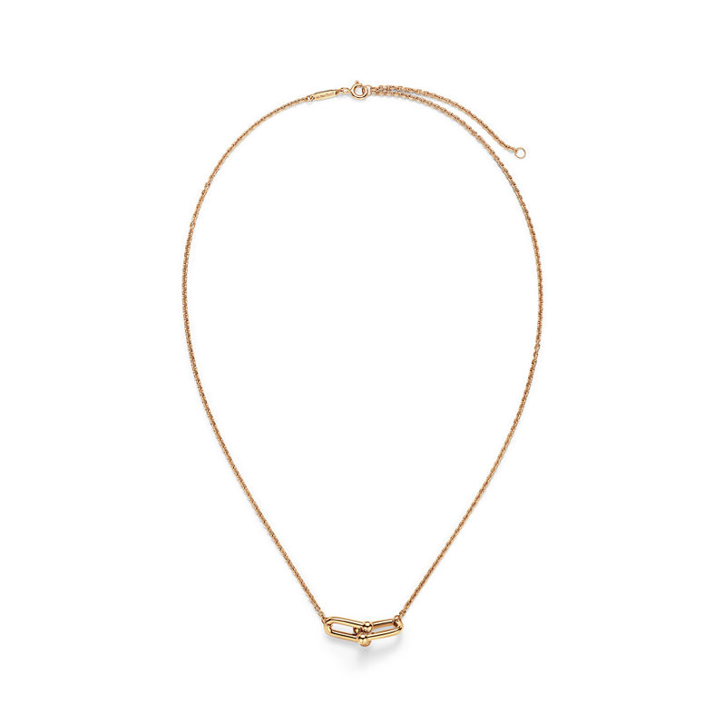 Tiffany & Co. Tiffany HardWear Colgante De Eslabones Dobles Pequeños De Oro Amarillo