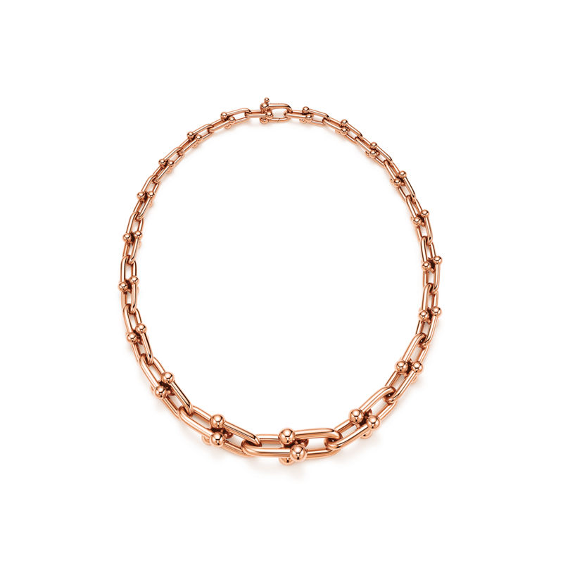 Tiffany & Co. Tiffany HardWear Collar De Eslabones Escalonados De Oro Rosa