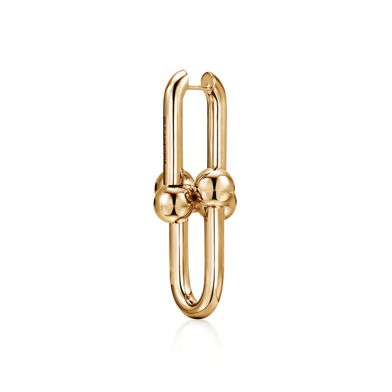 Tiffany & Co. Tiffany HardWear Pendientes De Eslabones Extragrandes De Oro Amarillo