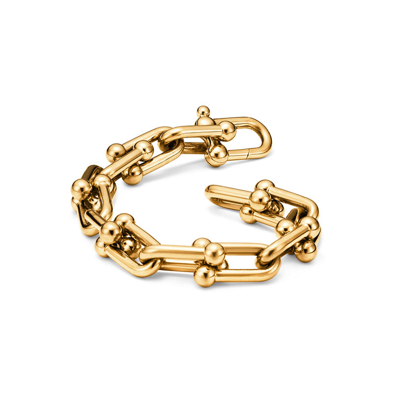 Tiffany & Co. Tiffany HardWear Pulsera De Eslabones Grandes De Oro Amarillo