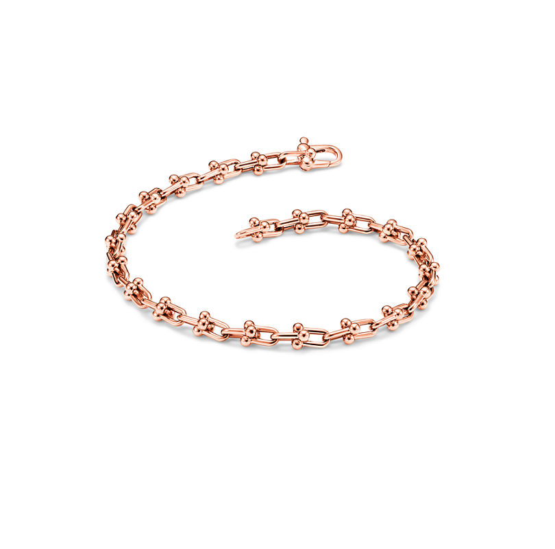 Tiffany & Co. Tiffany HardWear Pulsera De Microeslabones De Oro Rosa