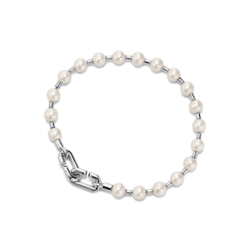 Tiffany & Co. Tiffany HardWear Pulsera de perla en plata 5-6 mm