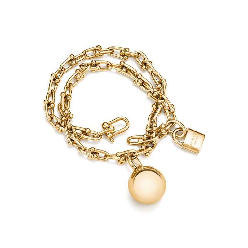 Tiffany & Co. Tiffany HardWear Pulsera De Varias Vueltas Con Eslabones Pequeños De Oro Amarillo